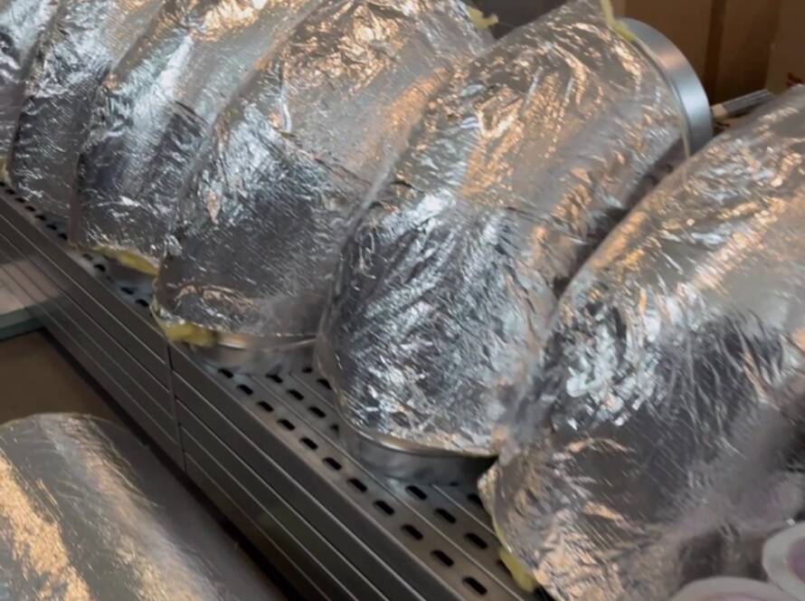 Isoliamo i vostri canali su richiesta con diversi spessori e tipologie di tessut...